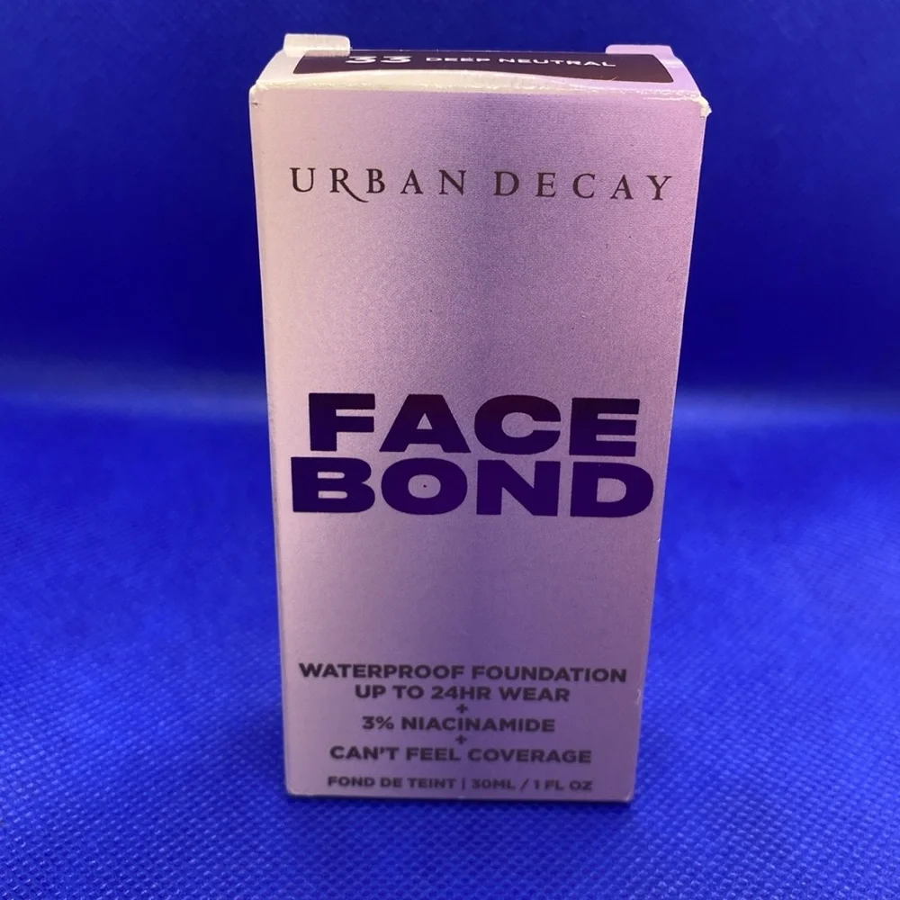 🤎URBAN DECAY🤎Face Bond Self-Setting Waterproof Foundation in Deep Neutral/NIB